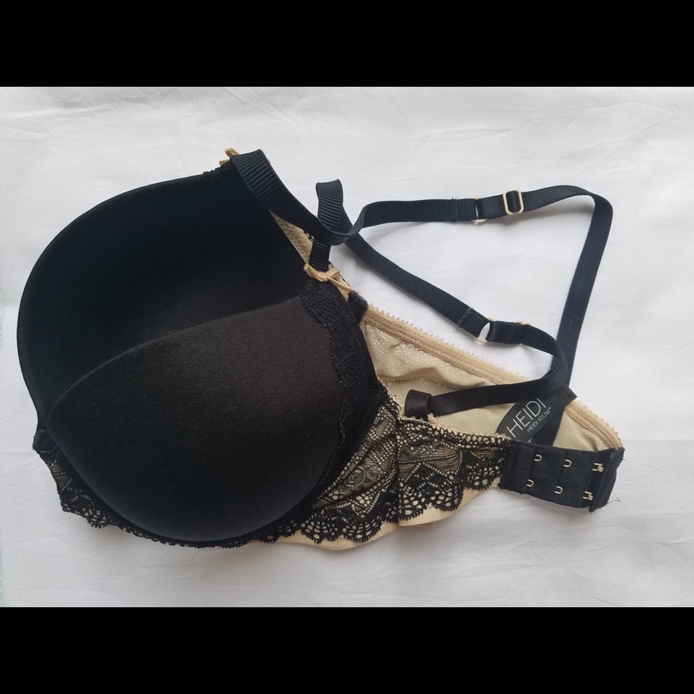 HEIDI KLUM INTIMATES BOOST BRA GEOMETRIC LACE 36C